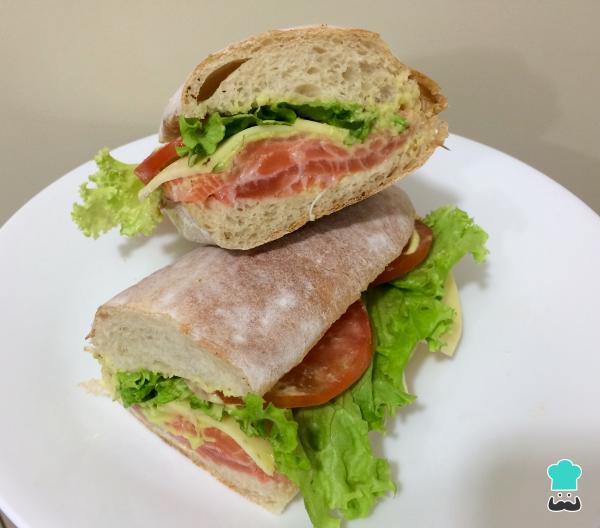 Recette de sandwich au saumon fumé - Étape 7