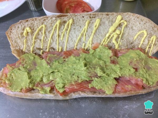 Recette de sandwich au saumon fumé - Étape 5