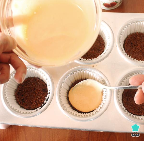 Cupcakes froids avec recette de crème glacée - Étape 9