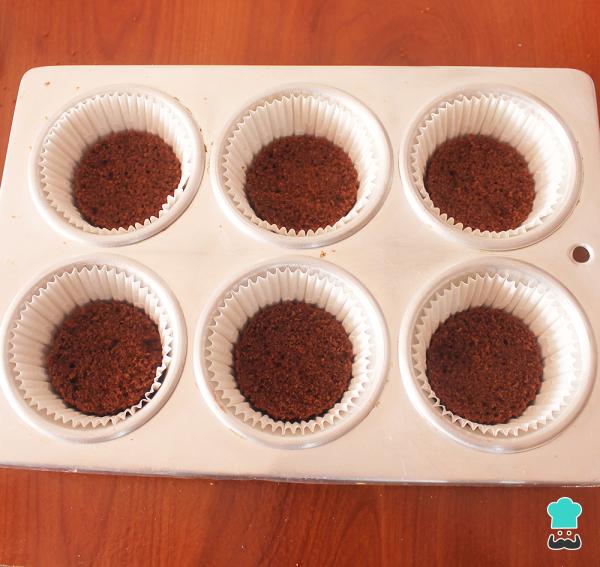Cupcakes froids avec recette de crème glacée - Étape 8