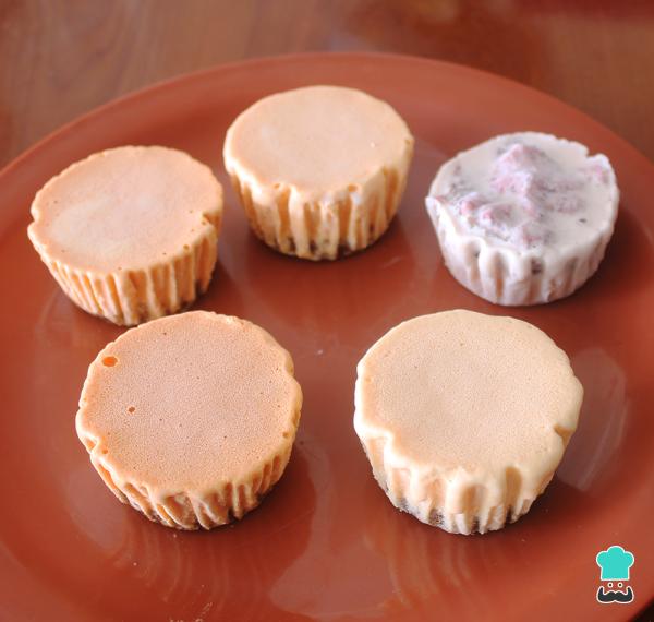 Cupcakes froids avec recette de crème glacée - Étape 11