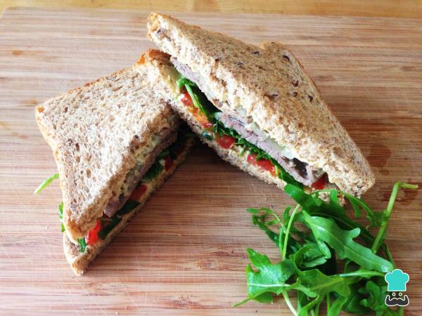 Recette de sandwich au boeuf et au fromage - Étape 8