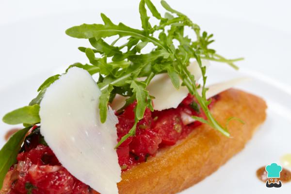 Recette d'Apéritifs de Noël : carpaccio de bœuf - Étape 5