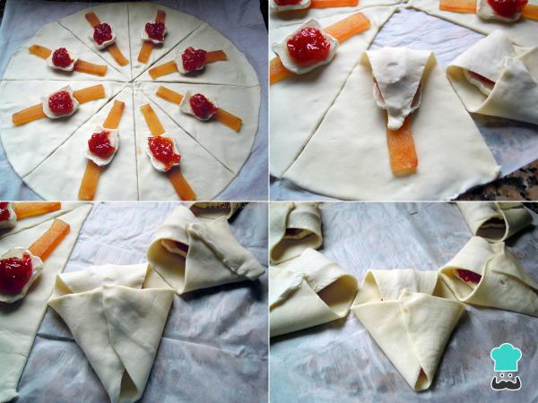 Recette de pâte feuilletée aux coings et chèvre - Étape 2