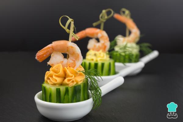 Recette d'Apéritifs de Noël : Crevettes et Fromage à la Crème - Étape 5