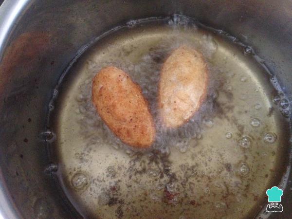 Recette de croquettes de poulet à la cubaine - Étape 10