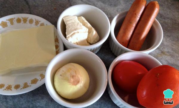 Recette Empanadas au chorizo ​​​​et au fromage - Étape 1