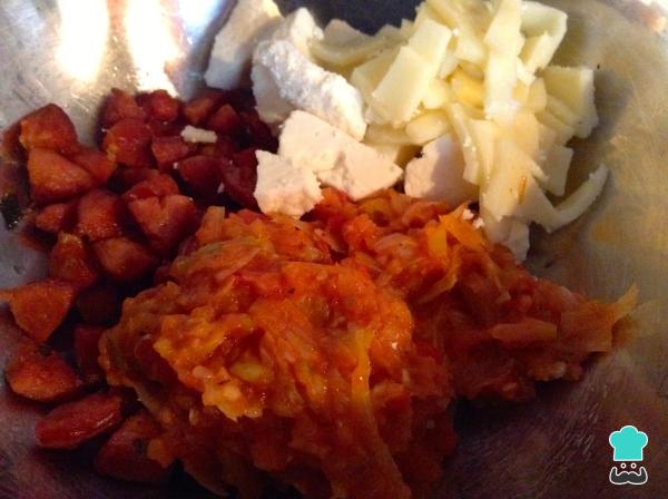 Recette Empanadas au chorizo ​​​​et au fromage - Étape 6