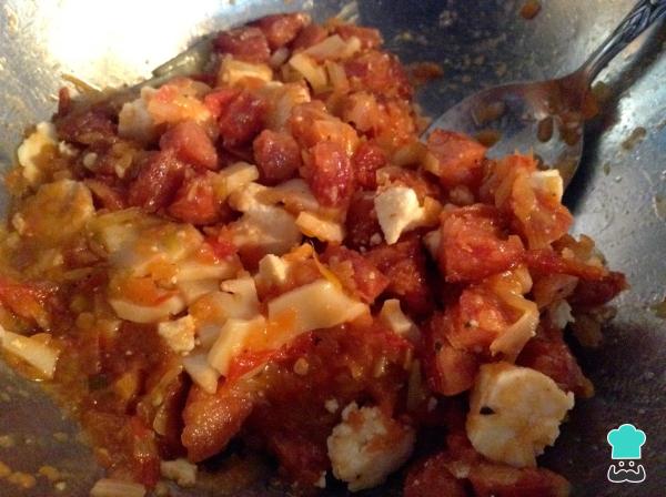 Recette Empanadas au chorizo ​​​​et au fromage - Étape 7