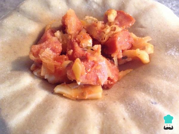 Recette Empanadas au chorizo ​​​​et au fromage - Étape 11