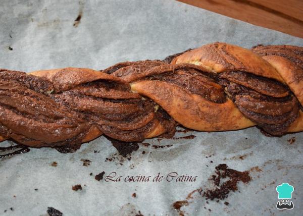 Recette de tresse au chocolat avec Nocilla - Étape 3
