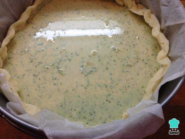 Recette de quiche au brocoli et au fromage - Étape 6