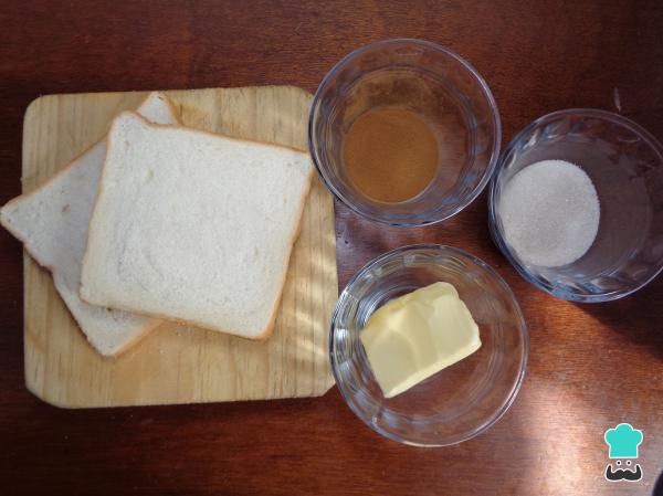 Recette de Bimbo Bread Cinnamon Rolls - Étape 1