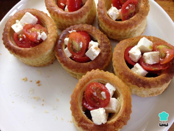 Recette de Volaunes farcies à la tomate, pâte d'olive et fromage - Étape 5