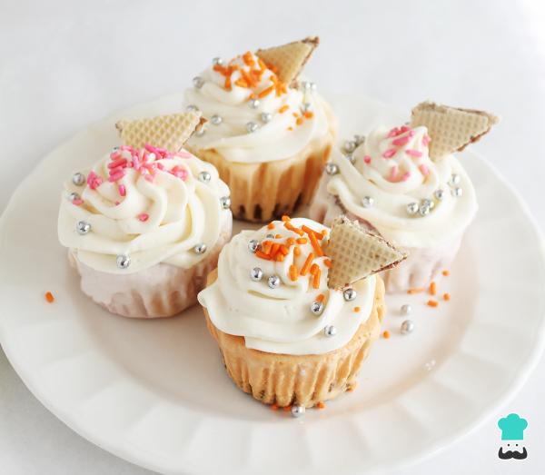 Recette de cupcakes froids à la crème glacée