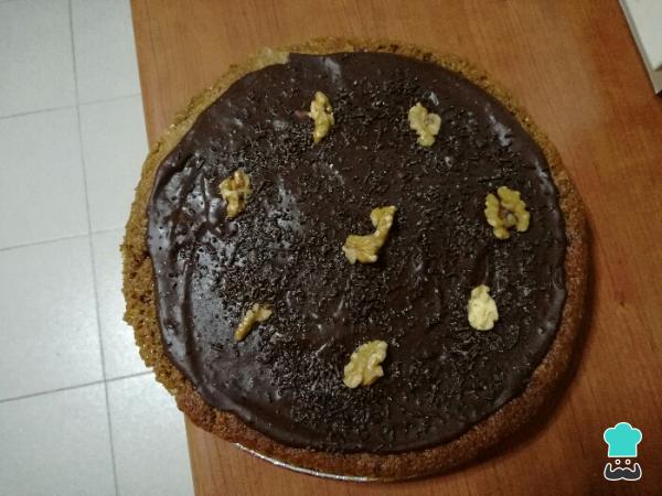 Recette de gâteau de blé entier aux noix et au chocolat