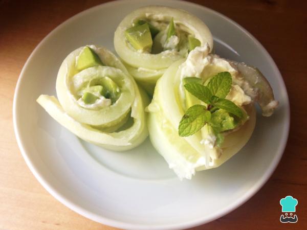 Recette de rouleaux de concombre farcis