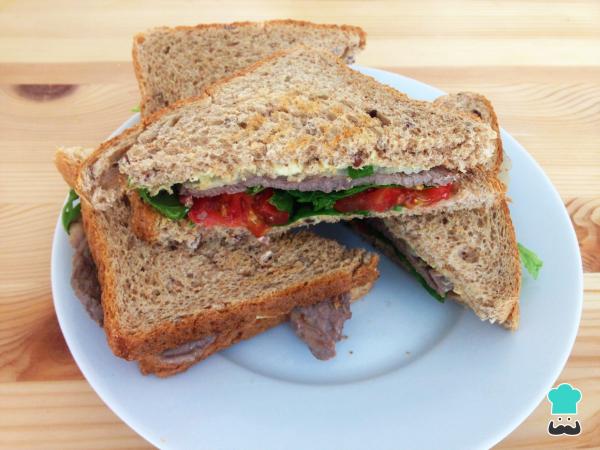 recette sandwich boeuf et fromage