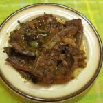 Recette Foie de veau aux poivrons verts poêlés