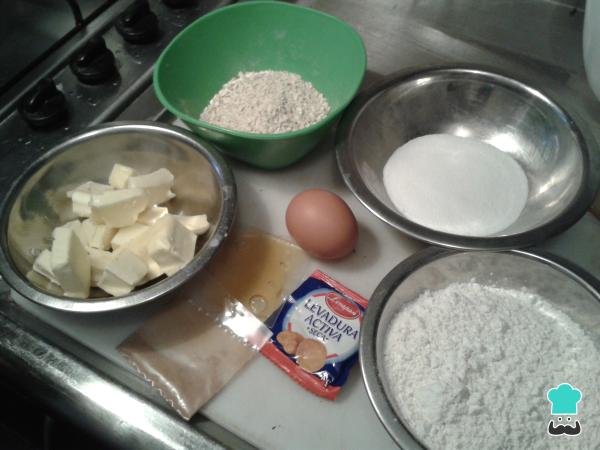 Recette de biscuits à l'avoine et au miel - Étape 1