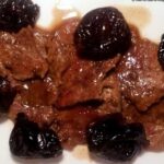Recette de steaks de porc aux prunes