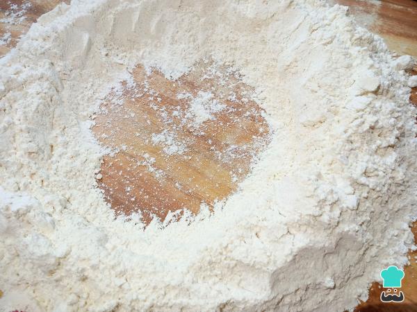 Recette de pain au jaune - Étape 2