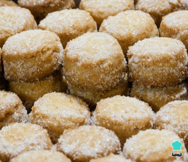 Recette de Polvorones aux amandes au four