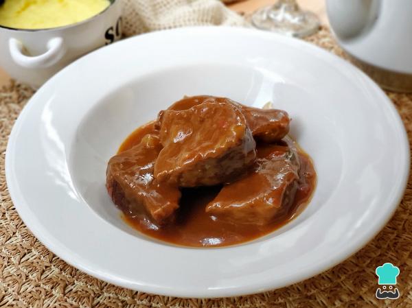 Recette de Joue sauce au vin blanc - Étape 9