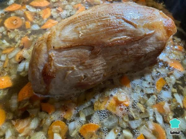 Recette de Bondiola al disco à la bière et à la crème - Étape 6