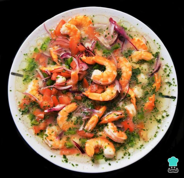 Recette de ceviche de crevettes