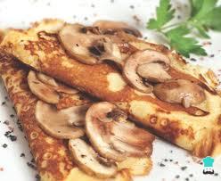 Recette de crêpes aux champignons et au fromage