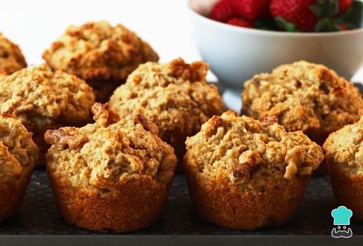 Recette de muffins aux bananes et aux noix