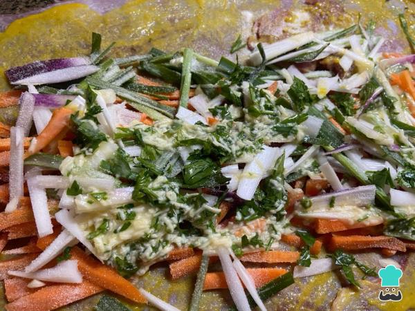 Recette de Matambre au four avec du papier aluminium - Étape 5