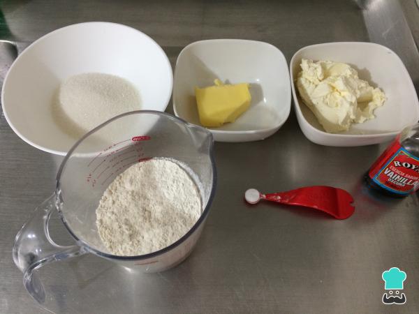 Recette de biscuits au fromage à la crème - Étape 1