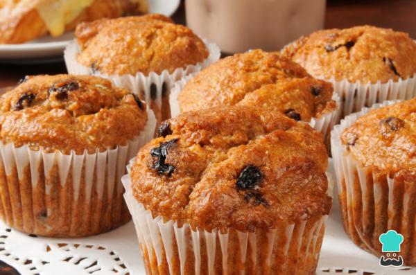 Recette de muffins aux raisins