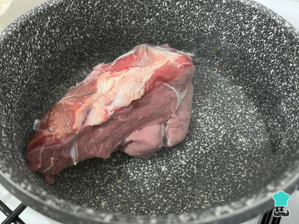 Recette d'empanadas de Santiago - Étape 1