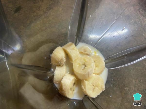 Recette de pudding à la banane dans un mixeur - Étape 2