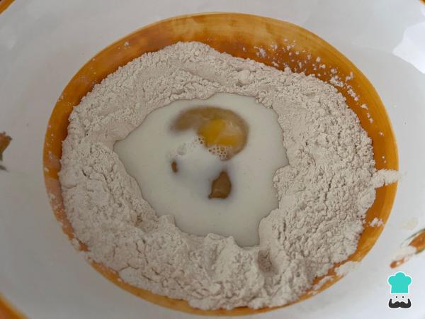 Recette de pain sucré salé - Étape 1