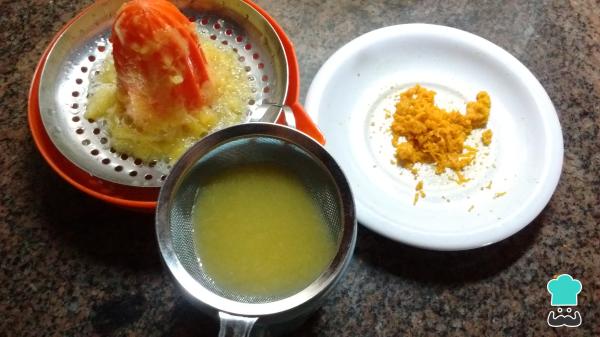 Recette de petits pains à l'orange - Étape 2