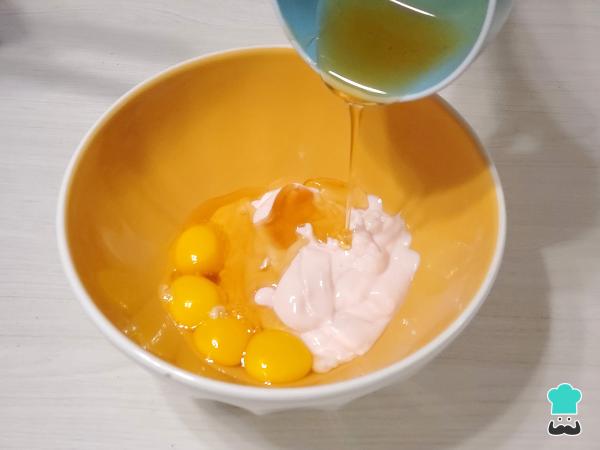 Recette de gâteau aux flocons d'avoine et au yaourt sans sucre - Étape 3