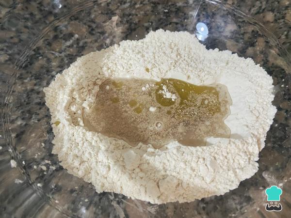 Recette de pain à la poêle - Étape 1