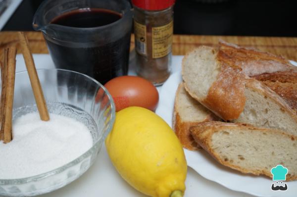 Recette de Torrijas au vin de grand-mère - Étape 1