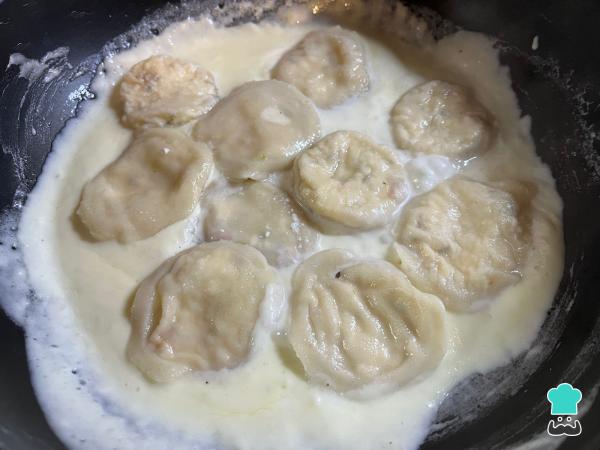 Recette Sorrentinos à la crème - Étape 8