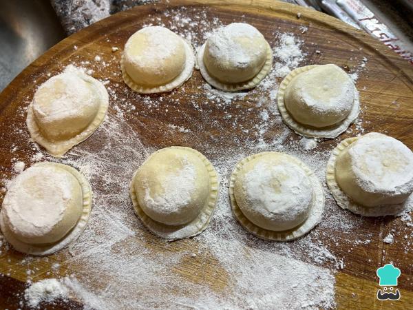 Recette Sorrentinos à la crème - Étape 5