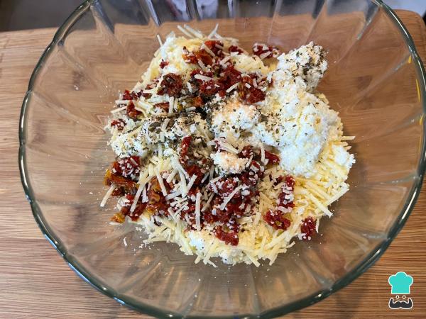 Recette caprese de Sorrentinos - Étape 4