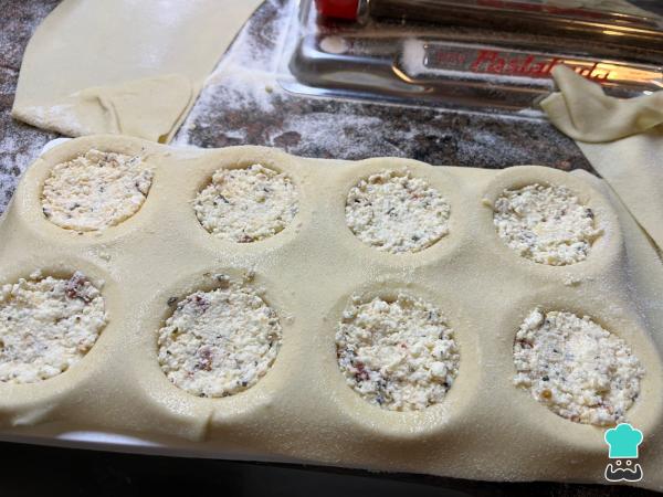 Recette caprese de Sorrentinos - Étape 6