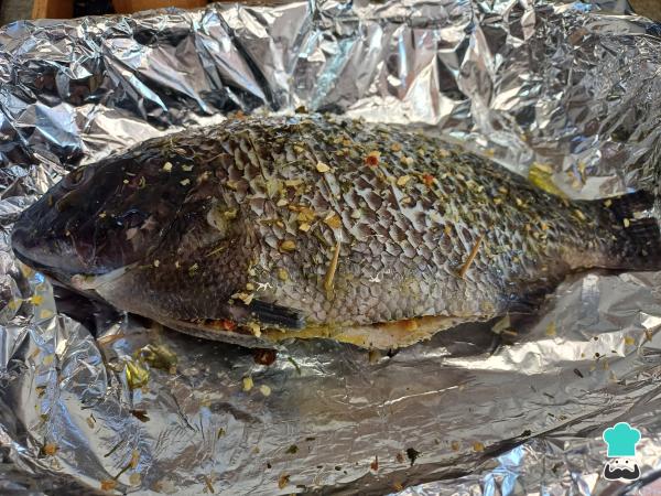 Recette de poisson farci au four - Étape 5