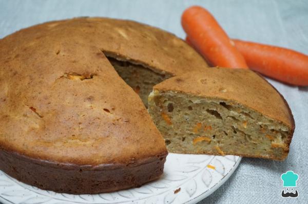 Recette de gâteau au yaourt et aux carottes sans sucre