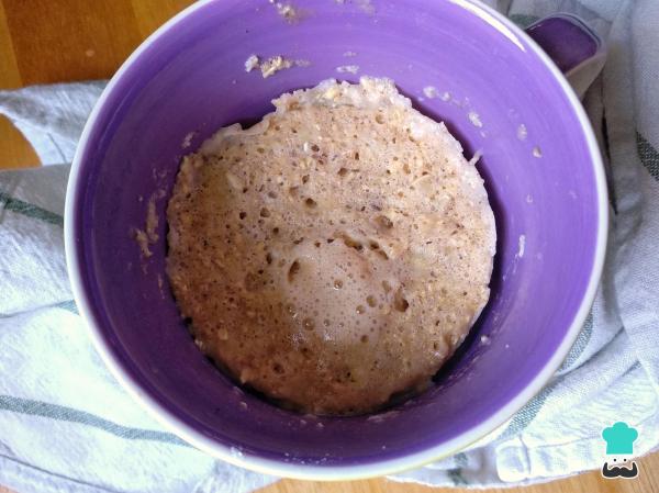 Recette de gâteau aux flocons d'avoine au micro-ondes - Étape 5