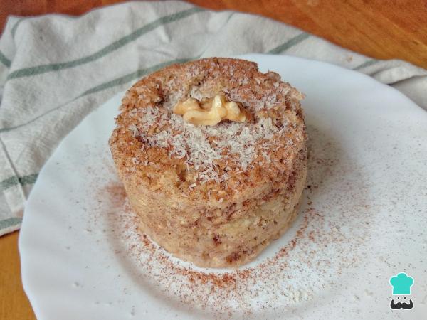 Recette de gâteau aux flocons d'avoine au micro-ondes - Étape 6